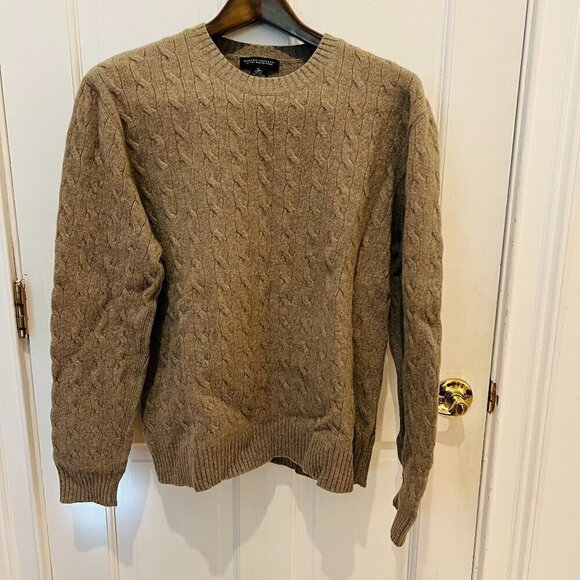 Banana Republic Other - Banana Republic White Cable Knit Fisherman's Wool Cashmere Sweater Mens XL